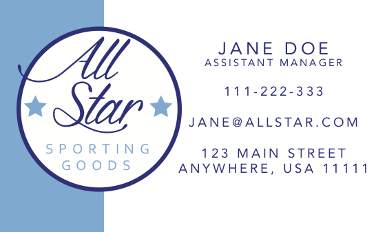 business card